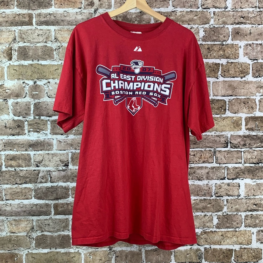 Red Sox MLB Champion Mens T-Shirt Size XL Red